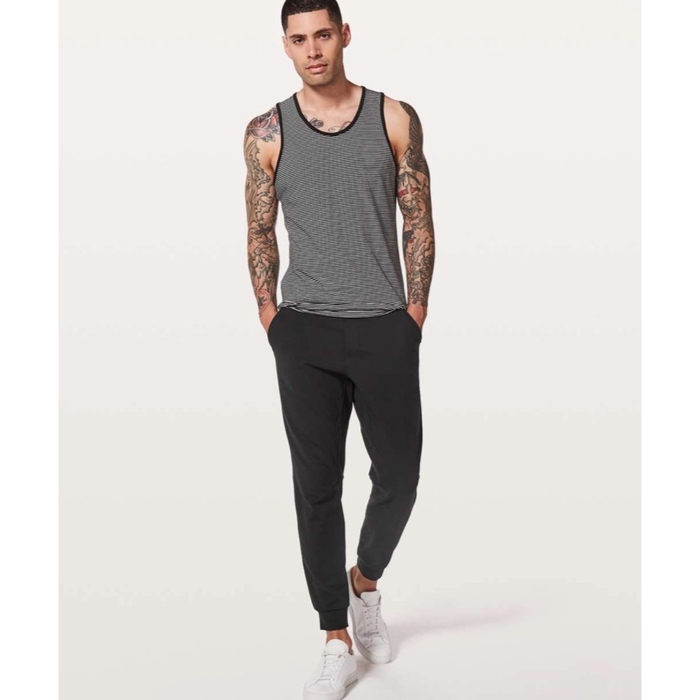 Lululemon Mens Intent Jogger Black Yoga Training Pants Size Medium M